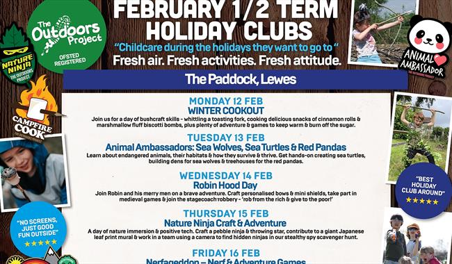Poster for half term clubs