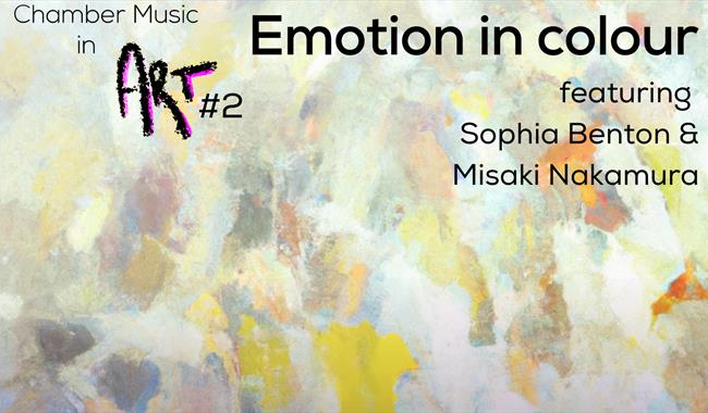 Abstract art poster for concert - Emotion in Colour