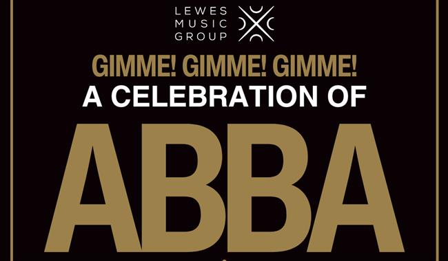 Poster based on ABBA Gold album cover