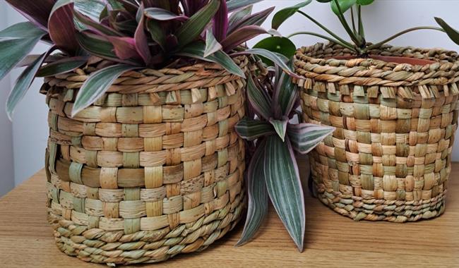 Hand woven baskets