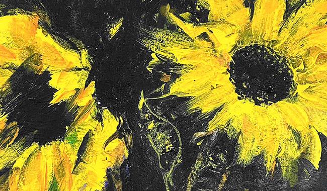 Painting of sunflowers