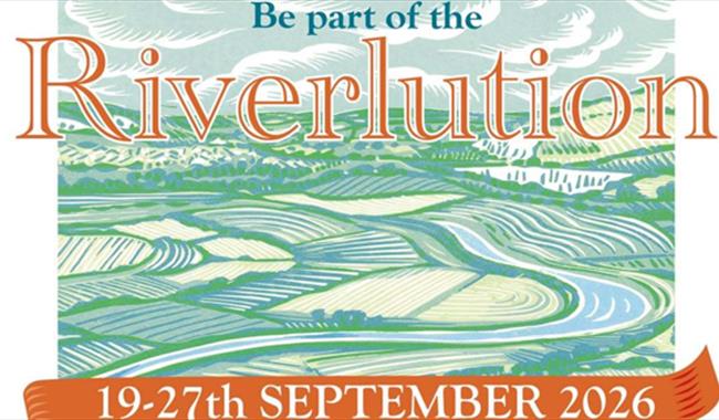 Illustration of Ouse river and valley