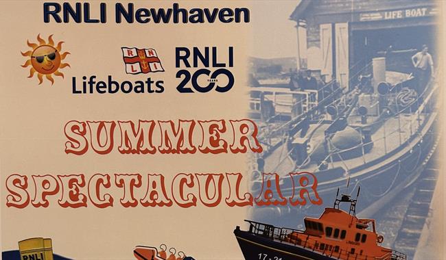 Poster to promote RNLI Newhaven Carnival