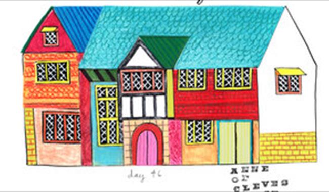 Wonky Anne of Cleves house