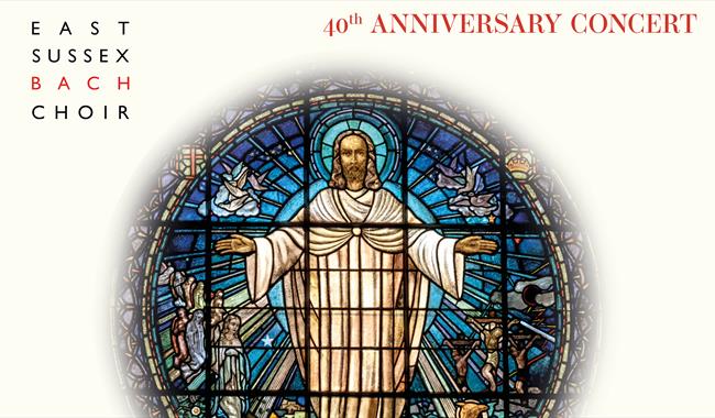 Stained glass window featuring the Messiah