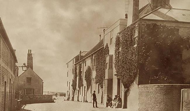Black & white view of Tide Mills
Courtesy of Newhaven Museum