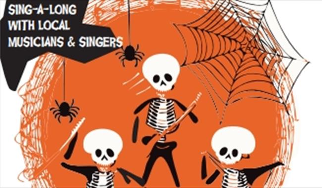 Cartoon skeletons dancing