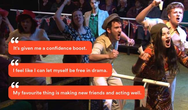 Acting workshop for young people