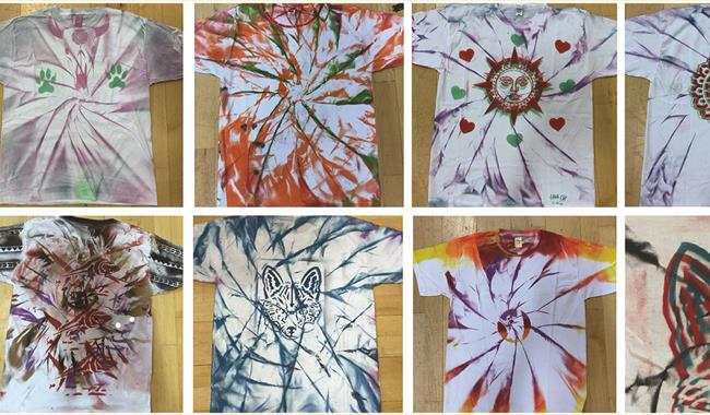 Street Art designs on t-shirts