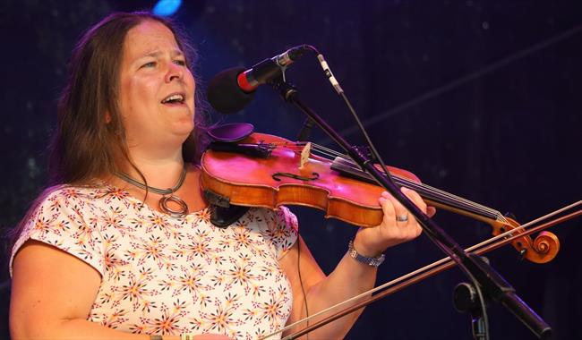 Folk musician Bryony Griffin.