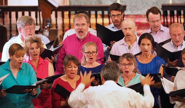Members of the Baroque Collective Singers