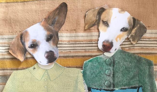 Collage of two dogs
