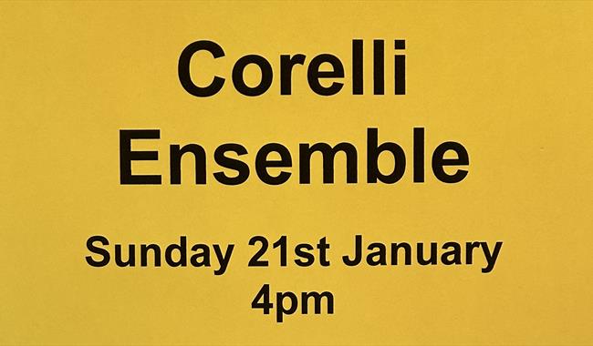 Poster for Corelli concert