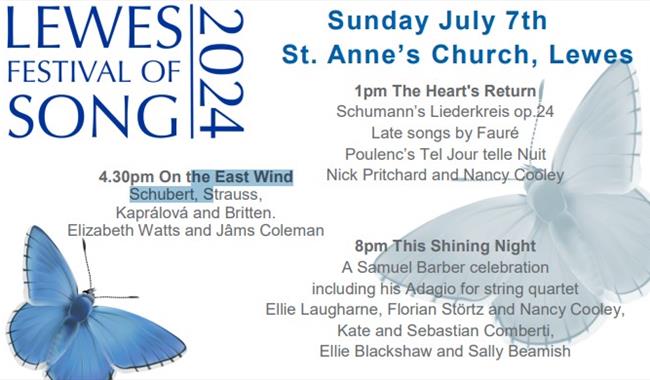 Poster for Lewes Festival of Song