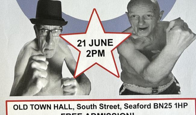 Photo of 2 'wrestlers'