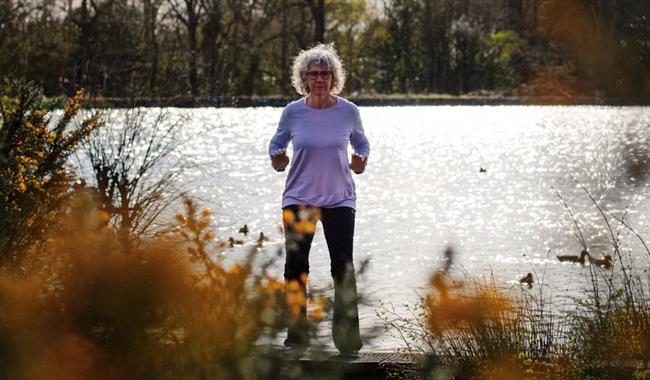 Tai Chi instructor outdoors