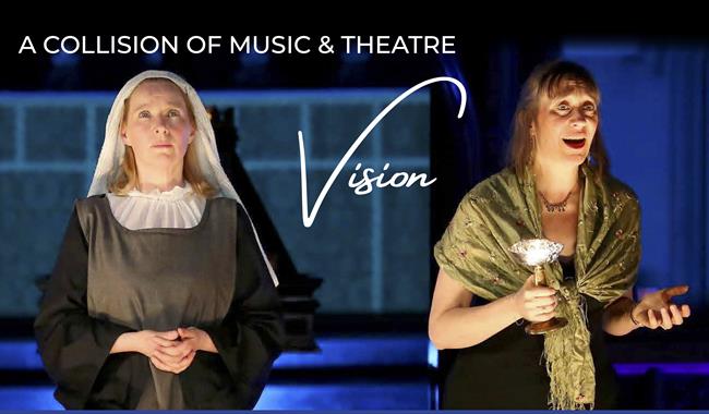 Two female performers from Vision