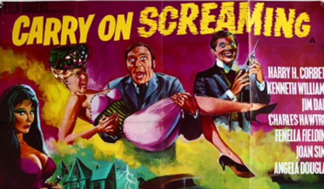 Vintage poster showing stars from the film
