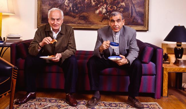 American director James Ivory and the late Indian film producer Ismail Merchant - Merchant & Ivory