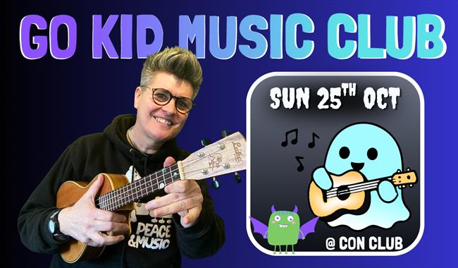 children's singer-songwriter Al Start and a ghost with a guitar