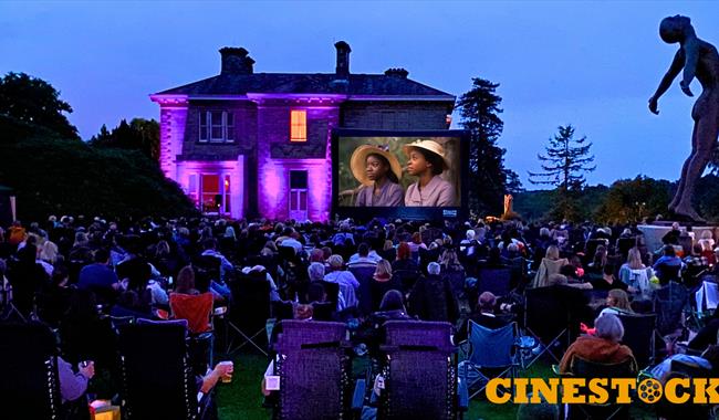 Audience at Open Air cinema