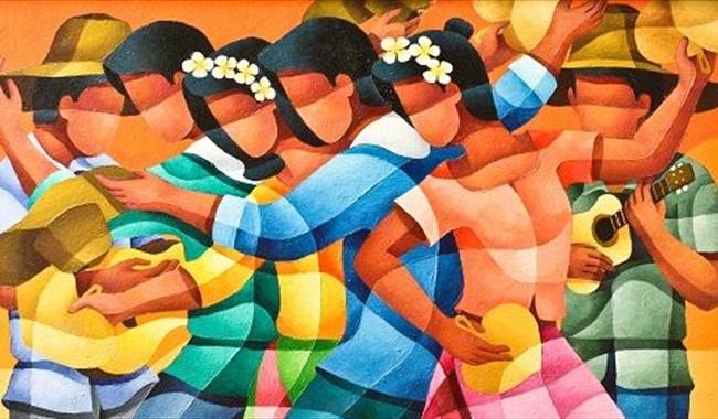 Image of colourful dancers