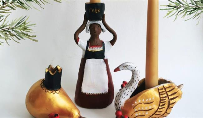handmade candle holders