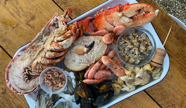 Seafood platter