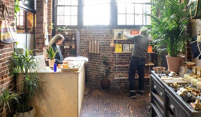 Radical Giving shop interior