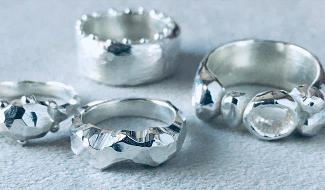 Selection of handmade rings