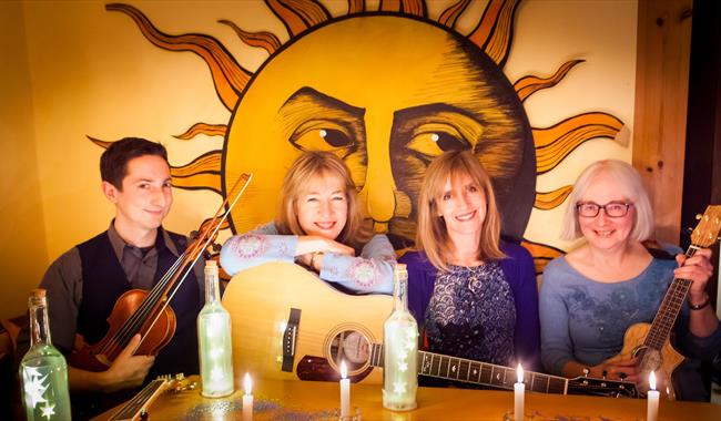 Members of folk band Suntrap
