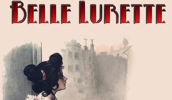 Paris scene with Lurette gazing through the window