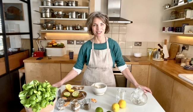 Corinna Kitchen in her kitchen