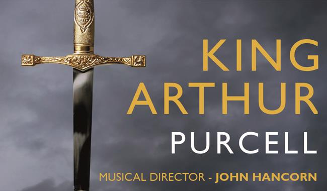 Sword in the stone image for King Arthur concert