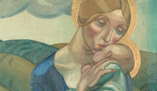 Our Lady of the Hills by David Jones, 1924