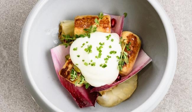 Bowl of delicious food