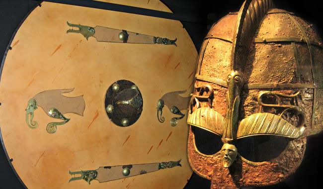 Helmet and shield