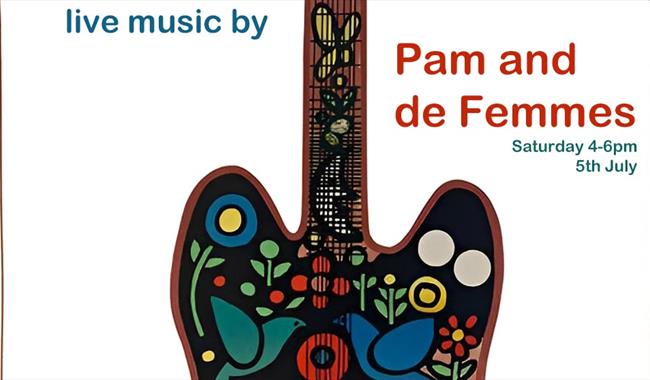 Decorated guitar