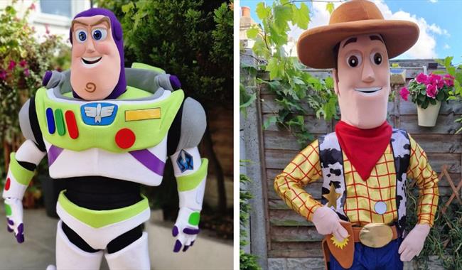 Buzz Lightyear and Woody from Toy Story