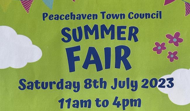 Poster for summer fair.