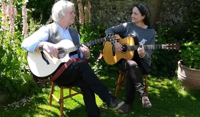 Folk musicians Natasha Norodien & Terry Leesand