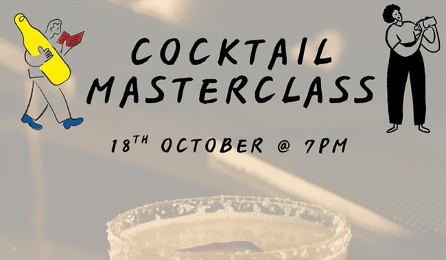 Image of cocktail glass with event details