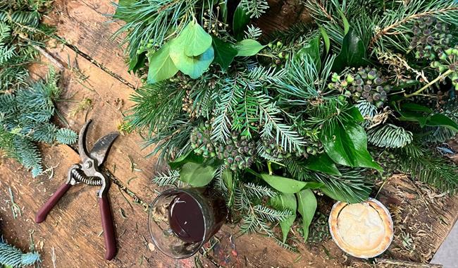 Wreath making