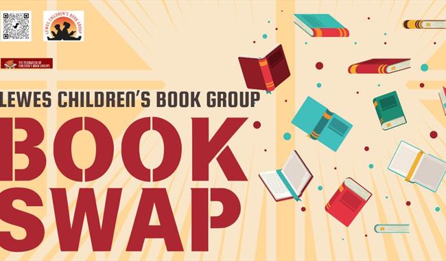 Poster for book swap - with books