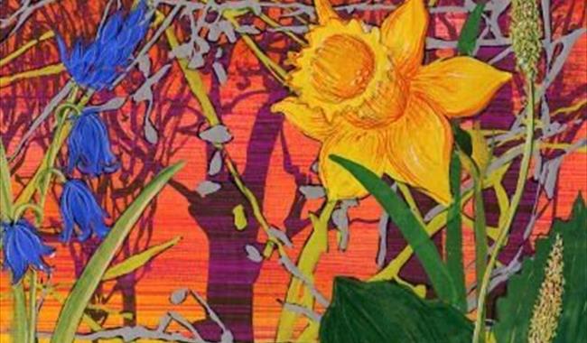 Daffodil painting