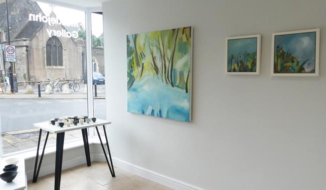 "...the speech of air" painting and ceramic exhibition