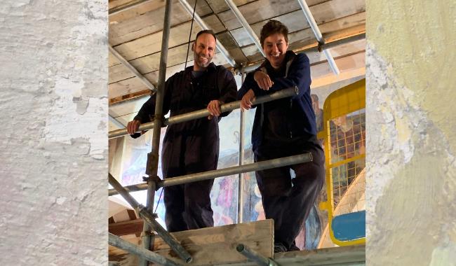 Conservation and Cleaning of the Berwick Church Murals: Challenges and Insights an illustrated presentation by Lisa Shekede and Stephen Rickerby