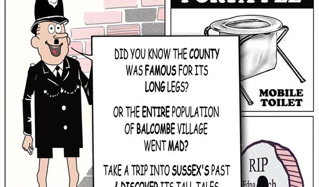 SILLY SUSSEX illustrated comedy talk