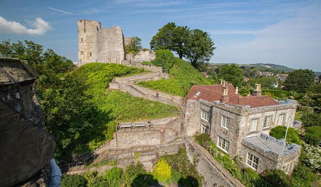 View of Lewes Castle