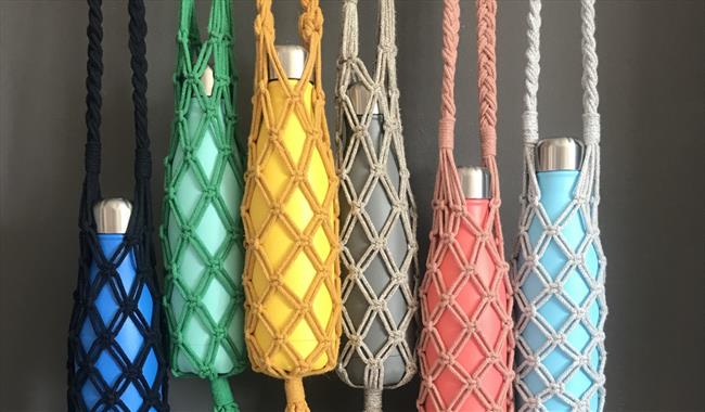 Macramé Water Bottle Bag Workshop